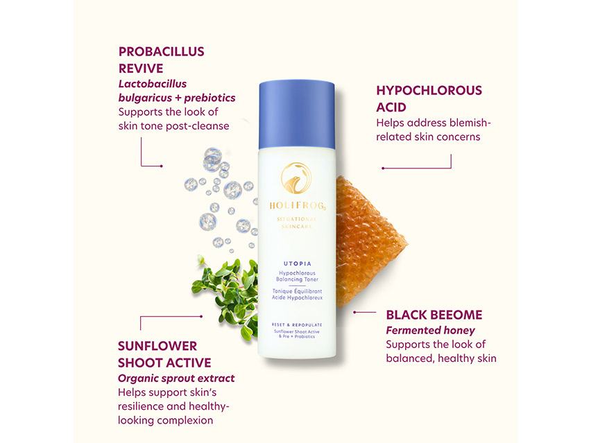HoliFrog Utopia Balancing Microflora Probiotic Daily Toner