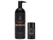 Jack Black Body & Hair Cleanser and Pit Boss Deodorant Black Reserve Set