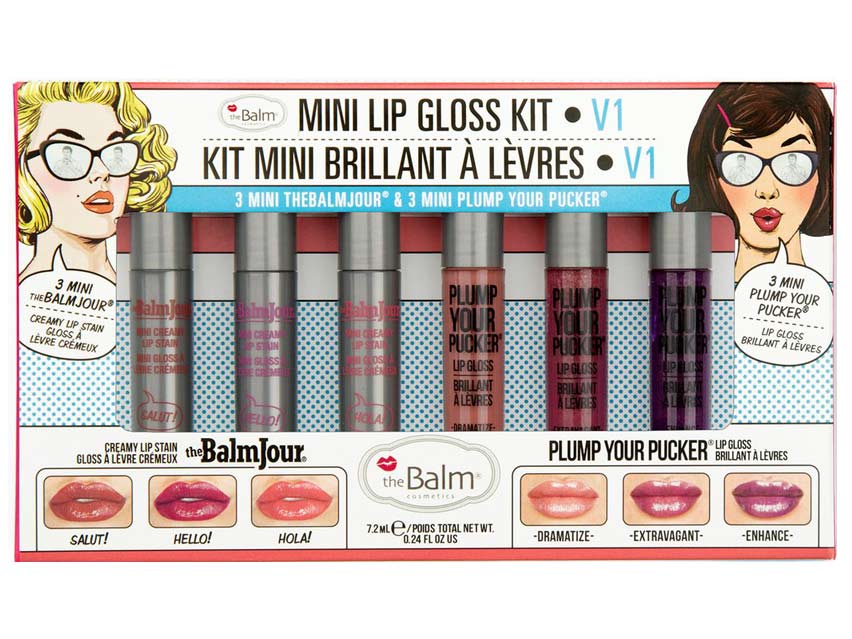 theBalm Mini Lip Gloss Kit - Volume 1