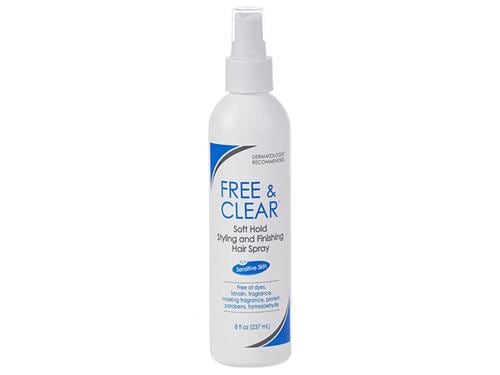 Hair Care | Free & Clear Hairspray – Soft Hold | LovelySkin