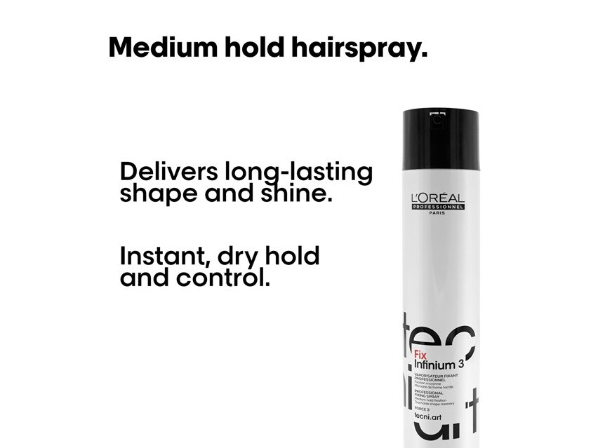 L&#39;Oreal Professionnel Tecni.Art Infinium 3 Medium Hold Hairspray
