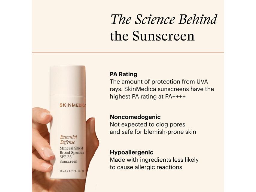 SkinMedica Essential Defense Mineral Shield Broad Spectrum SPF 35