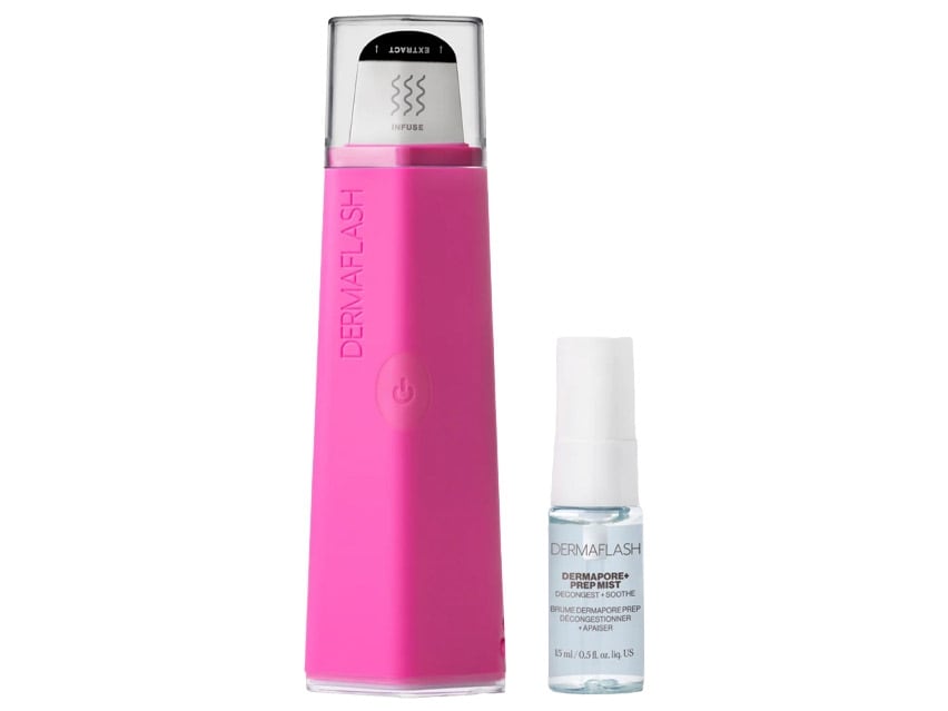 DERMAFLASH DERMAPORE+ Ultrasonic Pore Extractor &amp; Skincare Infuser