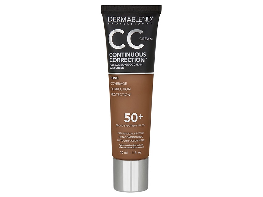 Dermablend Continuous Correction Tone-Evening CC Cream Foundation SPF 50+ - 85N Deep