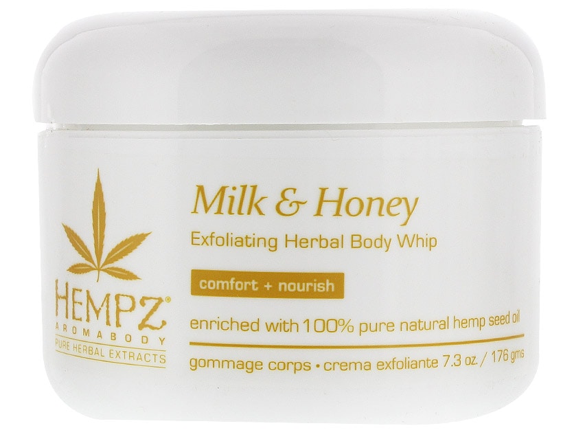 Hempz Exfoliating Herbal Body Whip - Milk & Honey