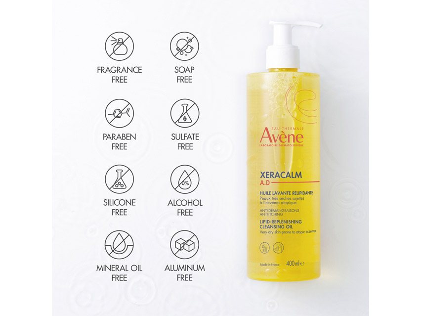 Avene XeraCalm AD Lipid-Replenishing Cleansing Oil