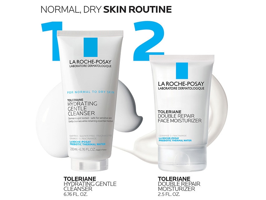 La Roche-Posay Toleriane Regimen for Normal to Dry Skin