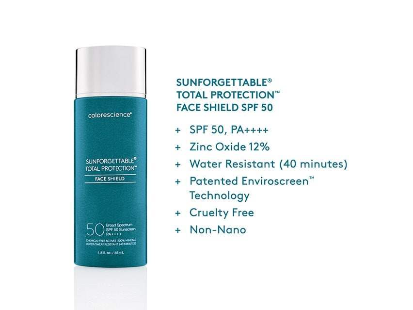 Colorescience Sunforgettable Total Protection Classic Face Shield + Brush SPF 50 Duo