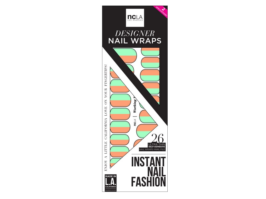 ncLA Nail Wraps - Working Vacation