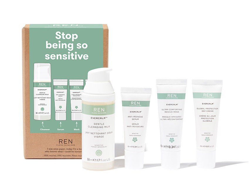 vin End punkt REN Clean Skincare Evercalm Stop Being So Sensitive Starter Set | LovelySkin