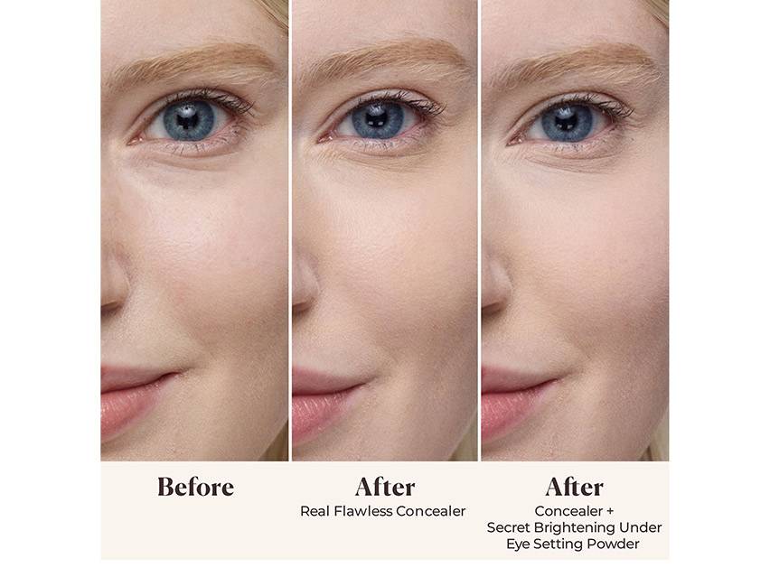 Laura Mercier Awaken Your Eyes Secret Brightening Setting Powder &amp; Brush - Translucent - Limited Edition