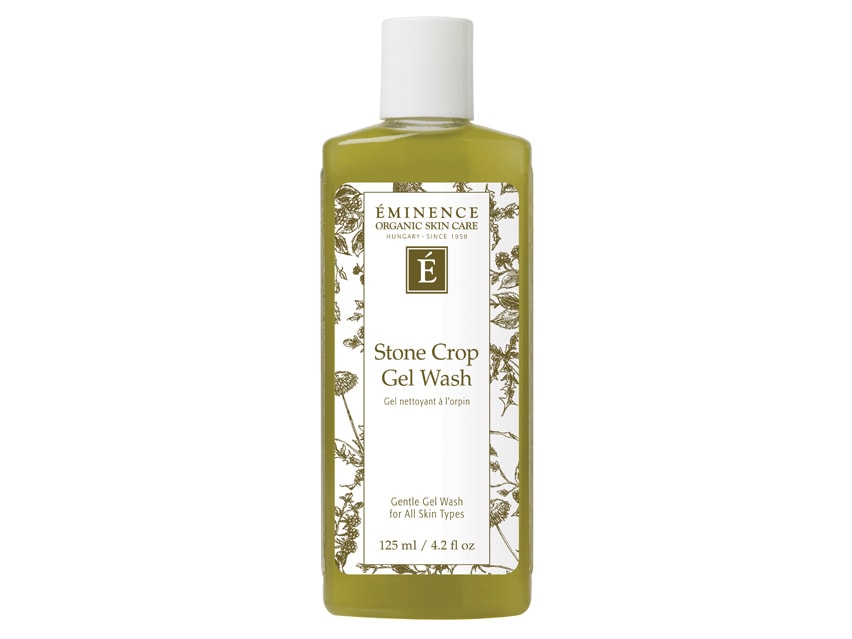 Eminence Stone Crop Gel Wash: use this Eminence cleanser on sensitive skin.