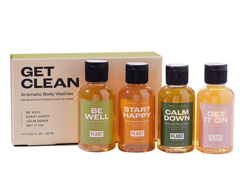Plant Apothecary Get Clean: Aromatic Body Wash Set
