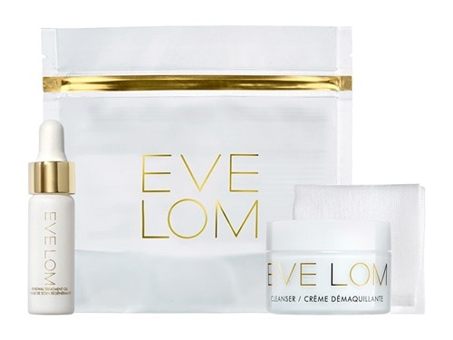 Free $31 EVE LOM Cleanse & Renew Travel Set