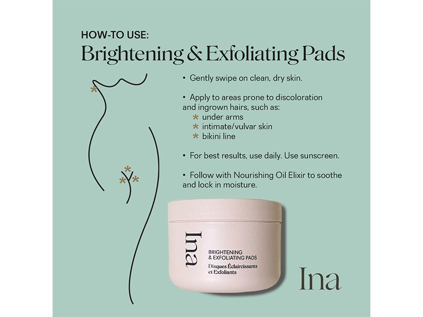 Ina Brightening &amp; Exfoliating Pads