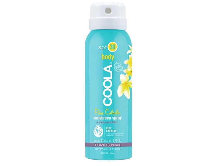COOLA Travel-size Organic Sunscreen Spray SPF 30 - 3.0 oz - Pina Colada