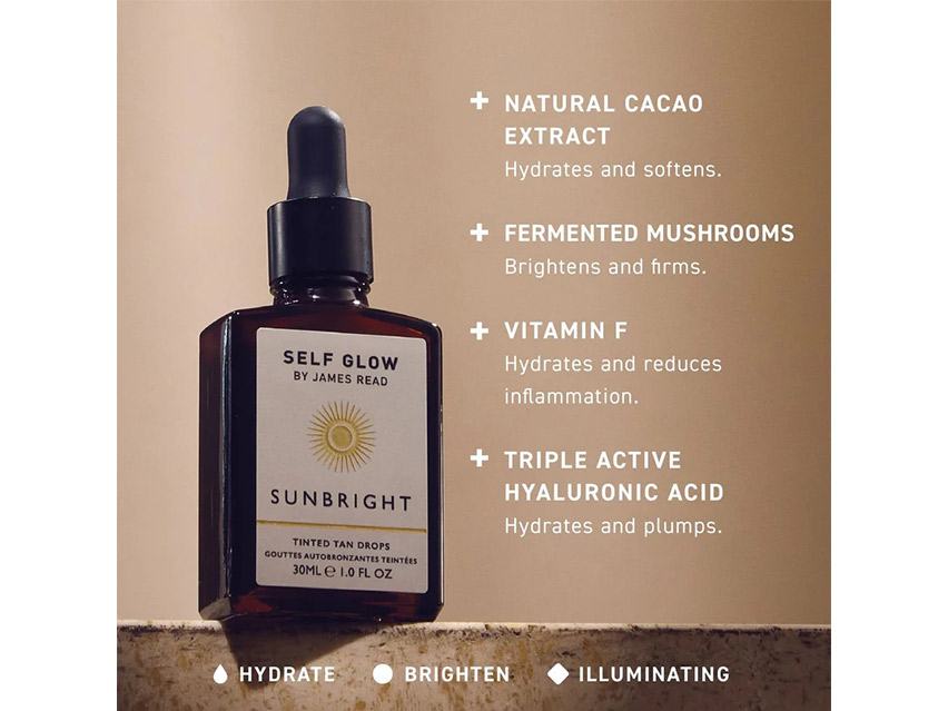 Self Glow by James Read Sunbright Tinted Tan Drops