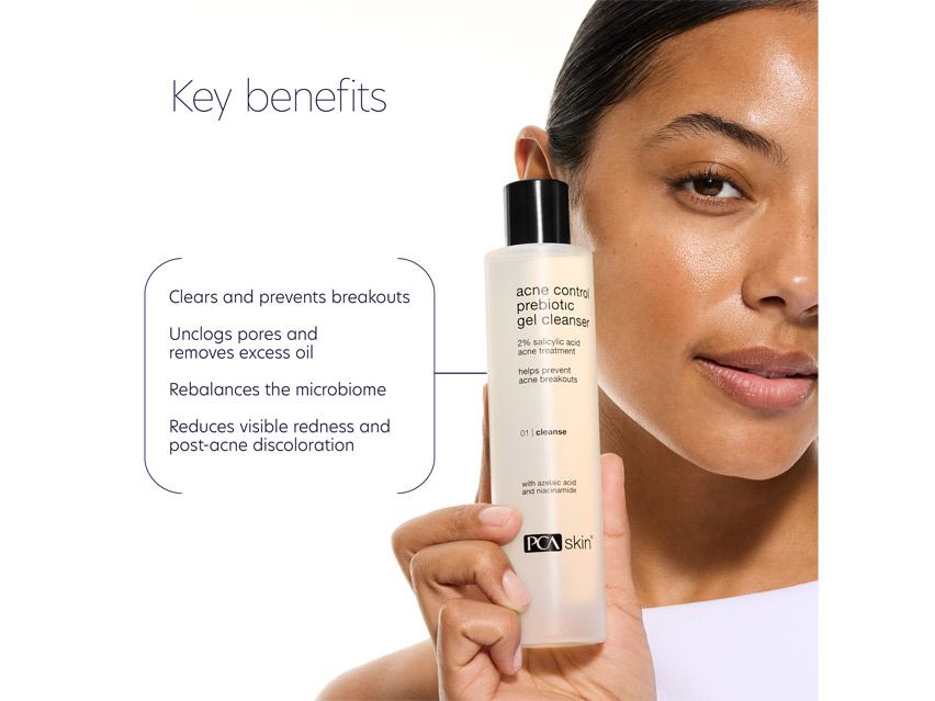 PCA SKIN Acne Control Prebiotic Gel Cleanser
