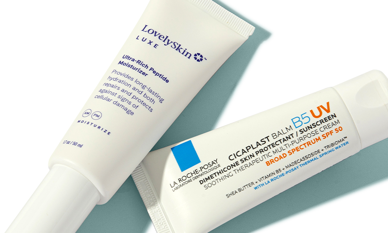 LovelySkin LUXE and La Roche-Posay products for sensitive skin