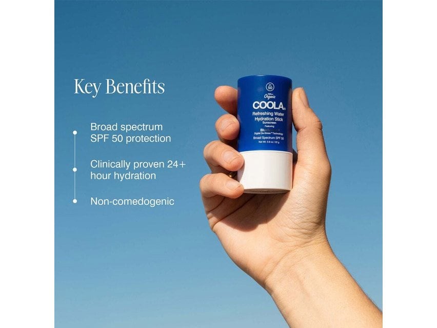 COOLA Organic Refreshing Water Hydration Stick Sunscreen SPF 50