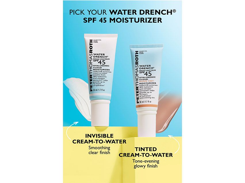 Peter Thomas Roth Water Drench Broad Spectrum SPF 45 Hyaluronic Sheer Tint Moisturizer