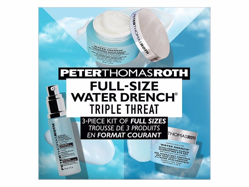 Peter Thomas Roth Full-Size Water Drench Triple Threat 3-Piece Kit - Limited Edition