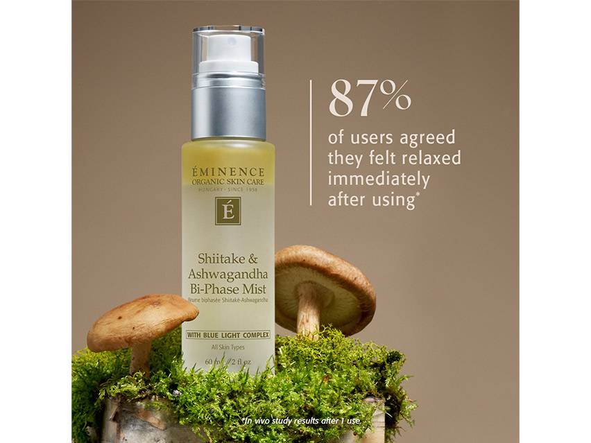 Eminence Organics Shiitake &amp; Ashwagandha Bi-Phase Mist