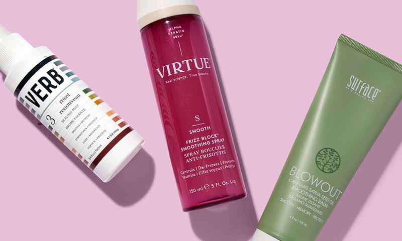 Verb, VIRTUE and Surface frizz control products