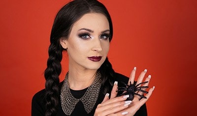 Halloween Makeup Tutorial: Wednesday Addams