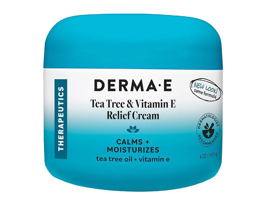 derma e Therapeutic Tea Tree &amp; Vitamin E Relief Cream