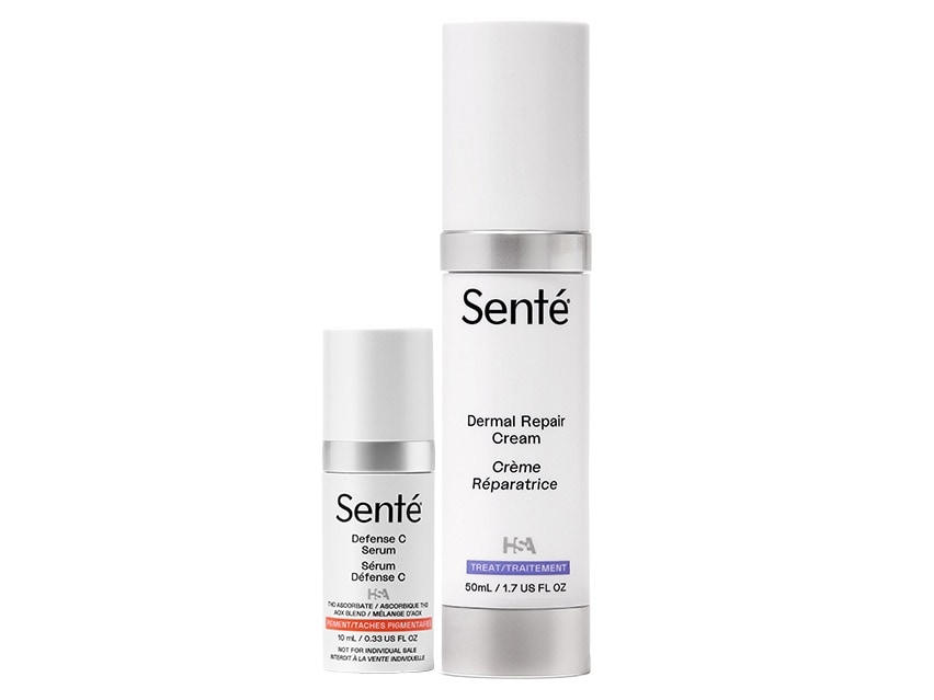 Senté Dermal Repair Cream &amp; Defense C Serum with HSA Duo - $219 Value!