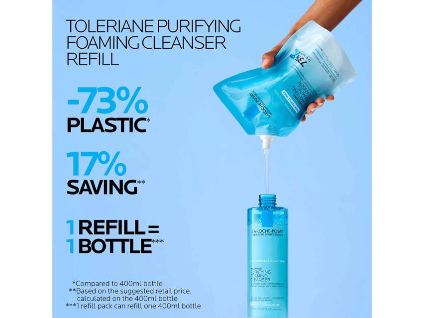 La Roche-Posay Toleriane Purifying Foaming Cleanser & Refill Duo