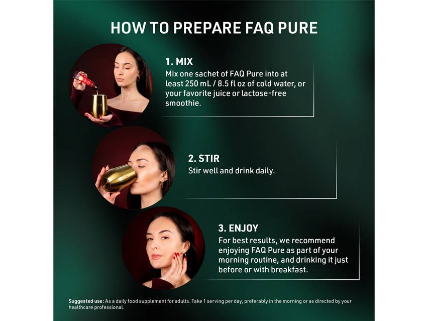 FOREO Beauty-Tech Elixir Daily Food Supplement Powder - Natural Forest Fruit Flavor &amp; Stevia