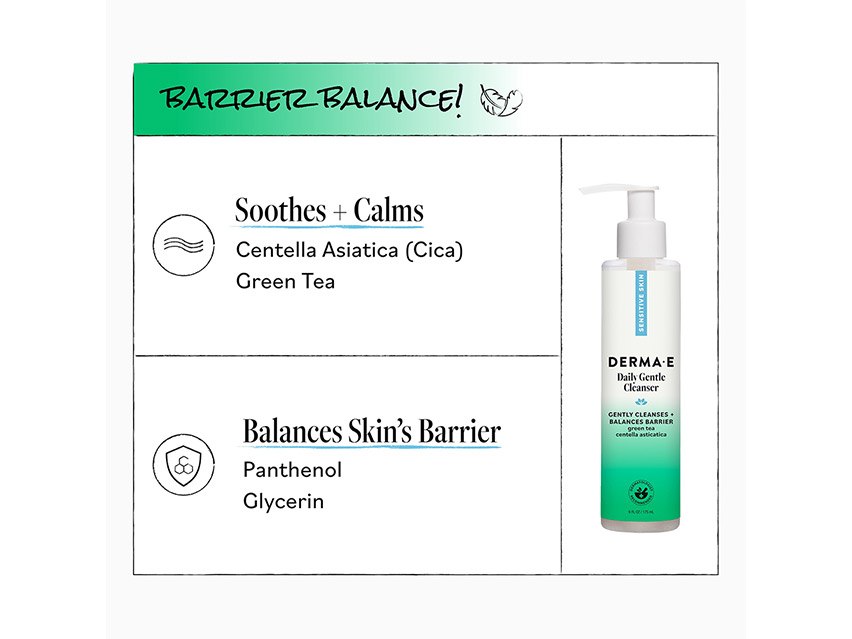 derma e Sensitive Skin Cleanser