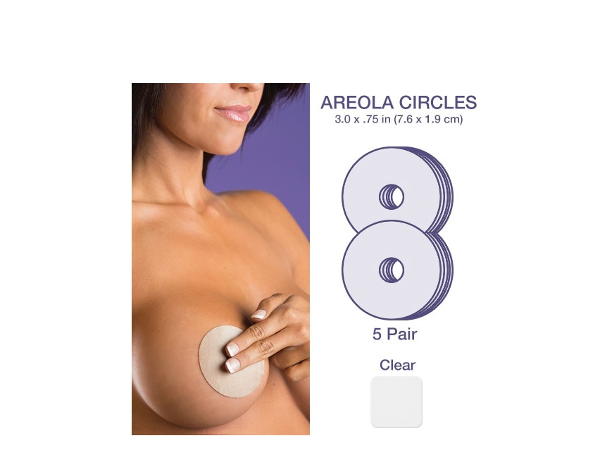 Biodermis Epi-Derm Areola Circles 5-Pack - Clear