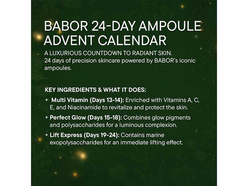 BABOR Advent Calendar 2025 - Limited Edition