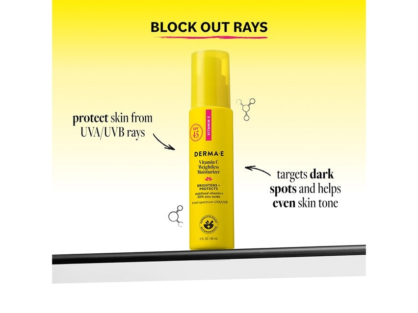 derma e Vitamin C Weightless Moisturizer SPF 45
