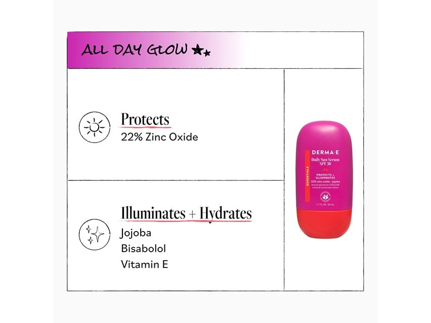 derma e Daily Sun Serum SPF 30