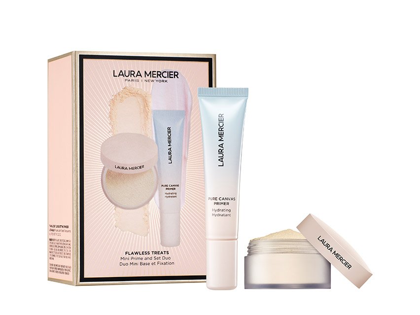 Laura Mercier Flawless Treats Mini Prime &amp; Set Duo - Limited Edition