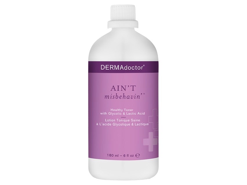 DERMAdoctor Ain't Misbehavin' Health Toner with Glycolic & Lactic Acid