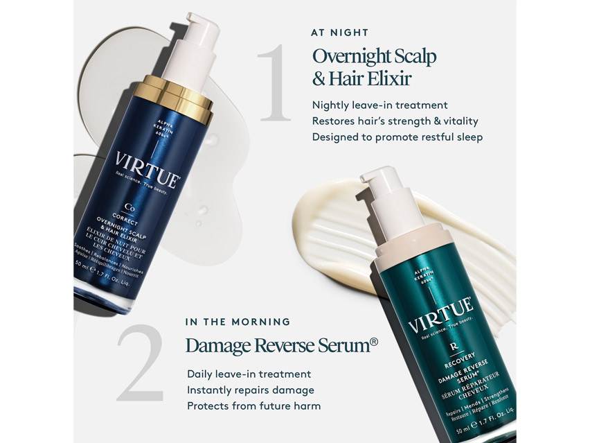 VIRTUE Recovery Overnight Scalp &amp; Hair Elixir