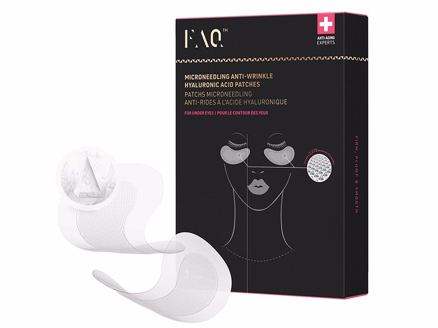 FOREO FAQ Microneedling Anti-Wrinkle Hyaluronic Acid Patches For Under Eyes