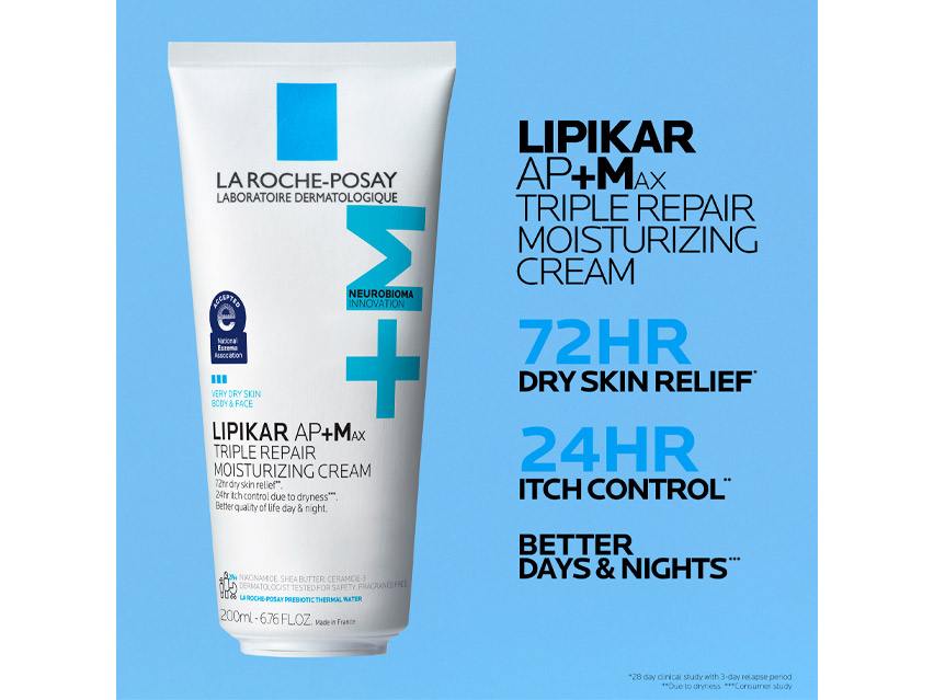 La Roche-Posay Lipikar AP+M Triple Repair Body &amp; Face Moisturizer For Dry Skin