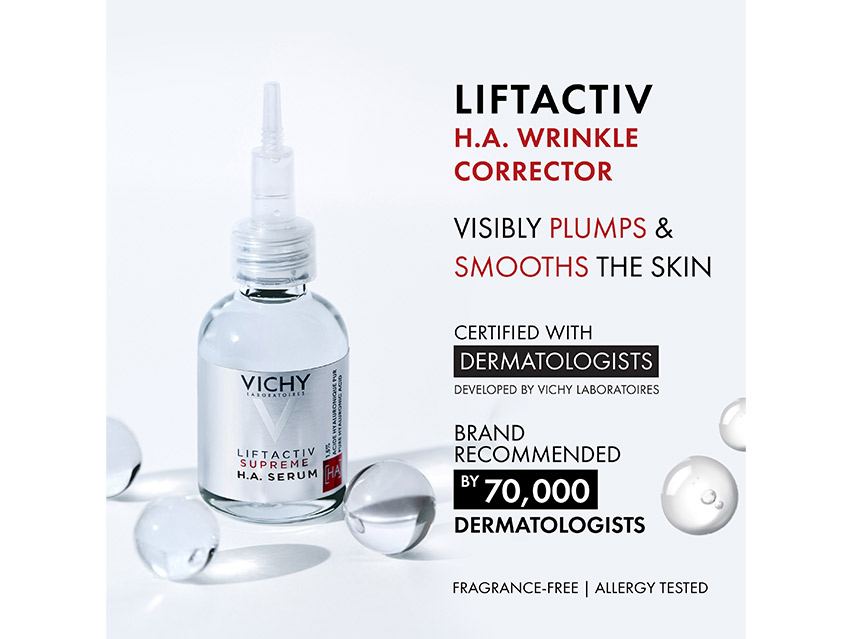 Vichy LiftActiv Supreme 1.5% Hyaluronic Acid Face Serum &amp; Wrinkle Corrector