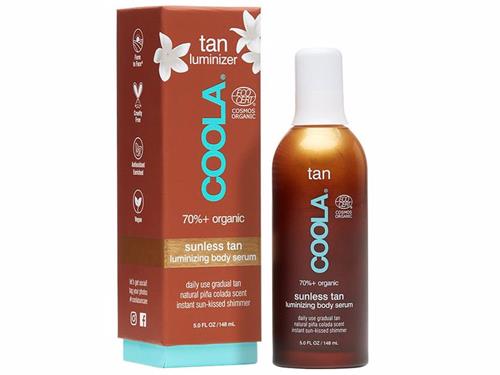 COOLA Organic Sunless Tan Luminizing Body Serum.