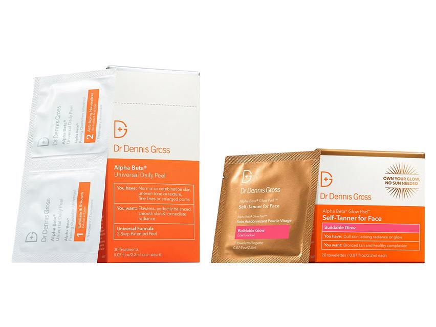Dr. Dennis Gross Skincare Alpha Beta® Universal Daily Peel & Glow Pad Self-Tanner Duo