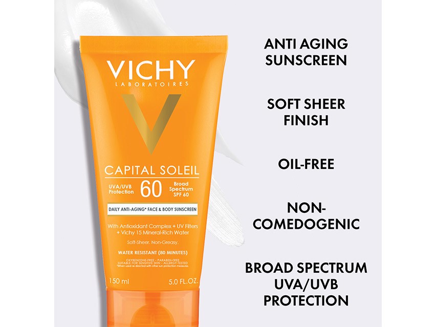 Vichy Capital Ideal Soleil Soft Sheer Lotion SPF 60 Sunscreen