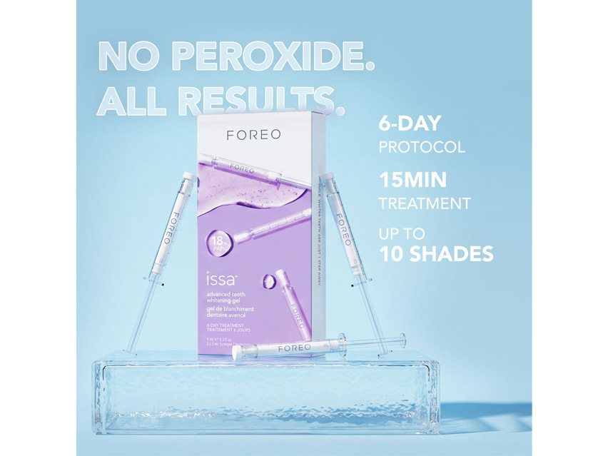 FOREO Issa Teeth Whitening Set &amp; Advanced Teeth Whitening Gel Duo