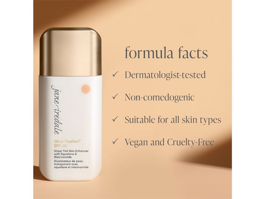 jane iredale Glow Fixation SPF 40 Sheer Tint Skin Enhancer