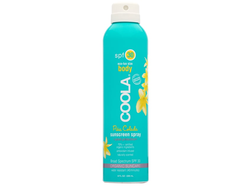 COOLA Eco-Lux Body SPF 30 Organic Sunscreen Spray - Pina Colada